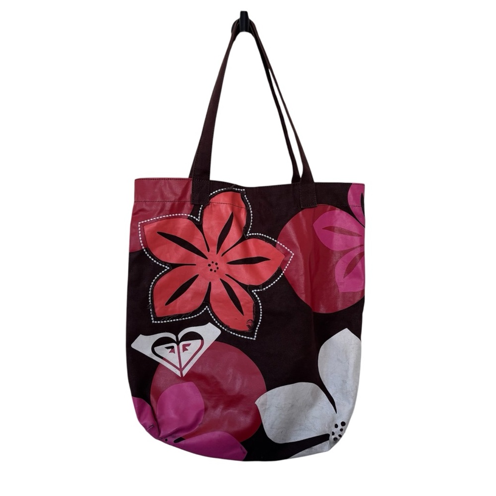 Vintage Roxy Floral Y2K Tote Bag